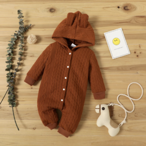 Mono unisex con capucha Brown