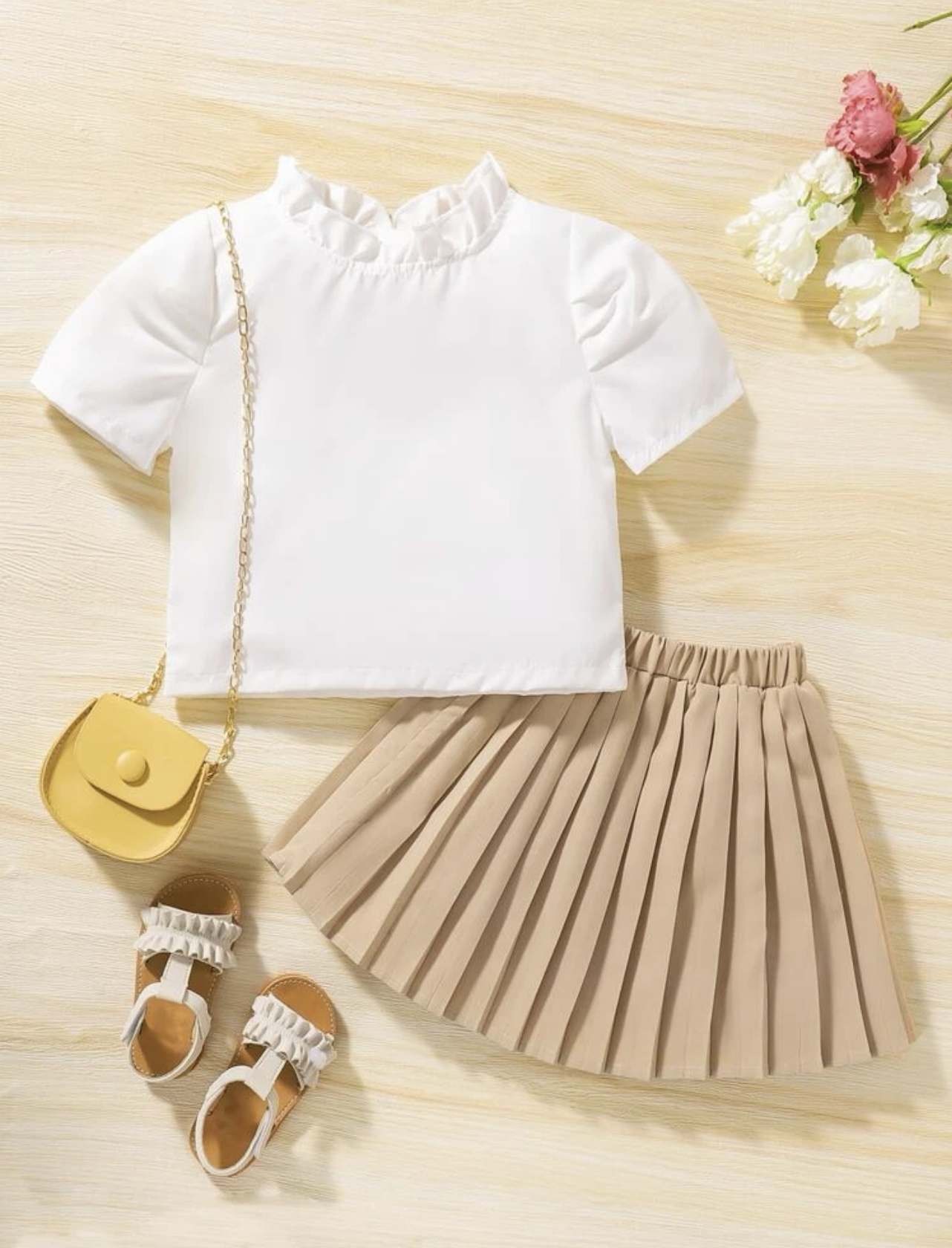 Outfit 2 piezas falda y blusa