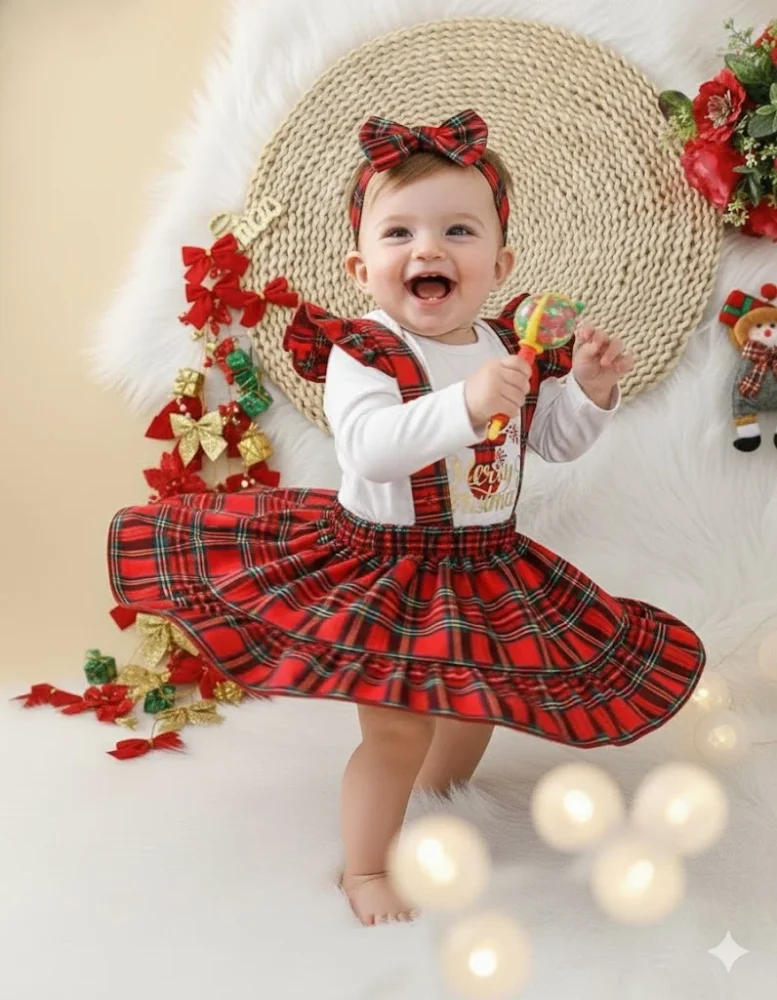 Conjunto 3 piezas alce de navidad