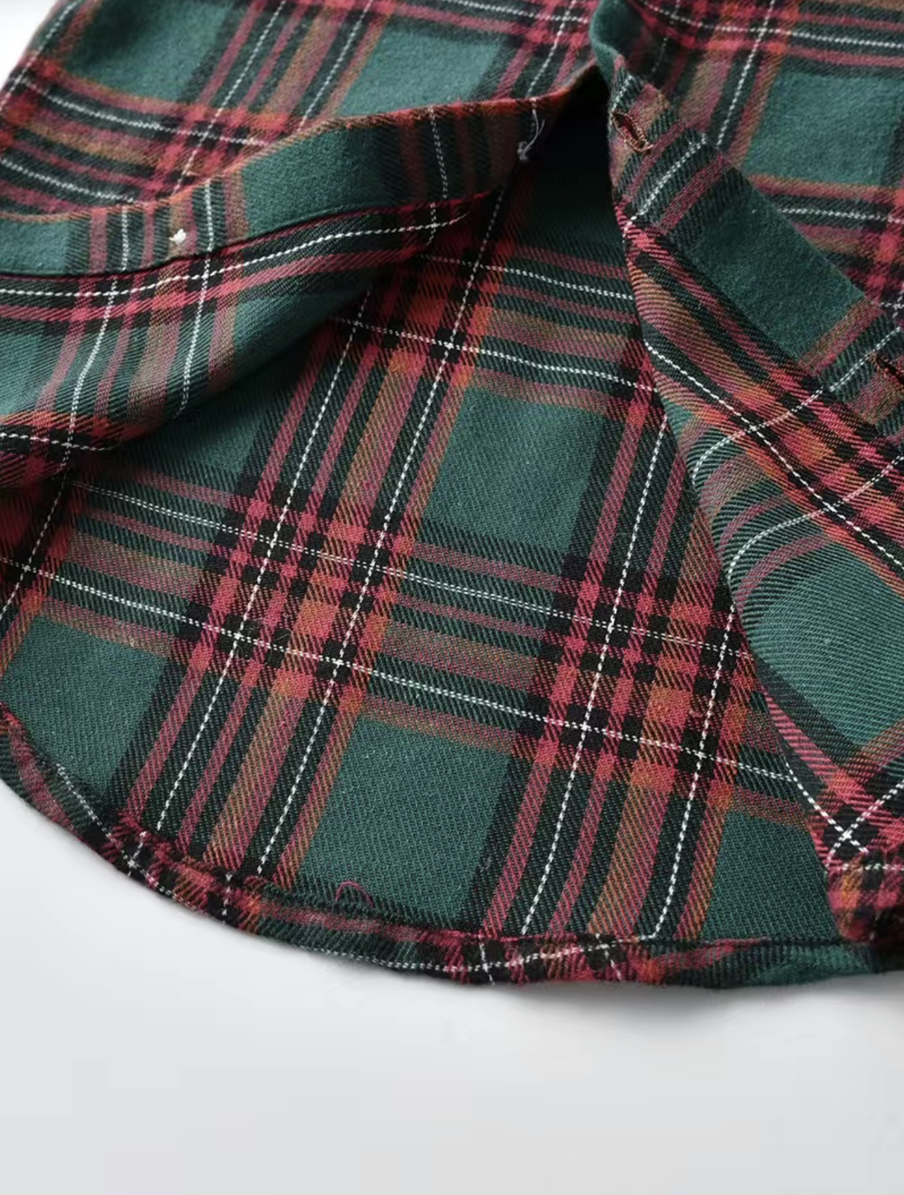 Conjunto niño camisa a cuadros de navidad, pantalón con pechera - Imagen 5