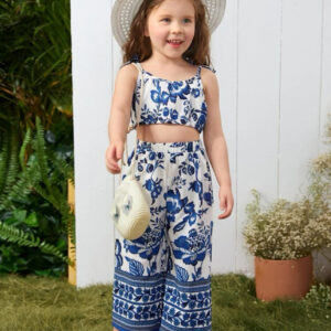 Top Cami y pantalones con estampado floral