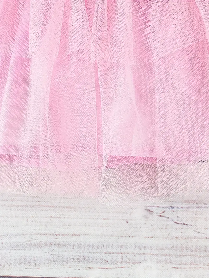 Conjunto de abrigo corto de lunares + Vestido rosado sin mangas - Imagen 7