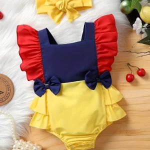 Romper con volantes y decoración de Lazo