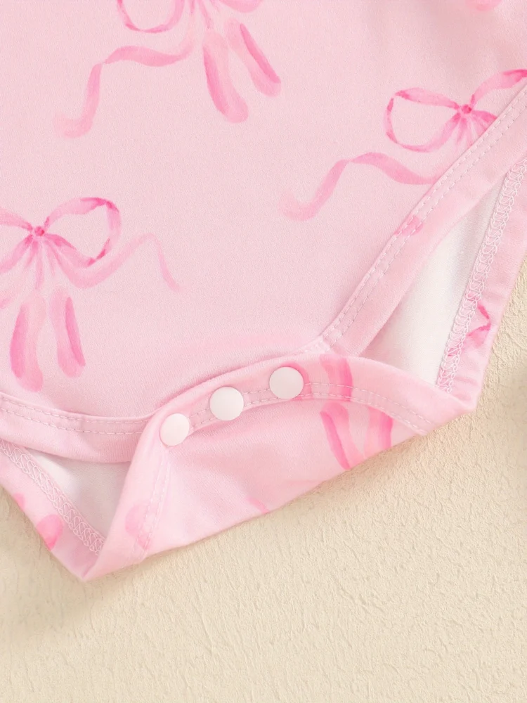 Body rosado con vestido pana con estampado zapatos bailarina