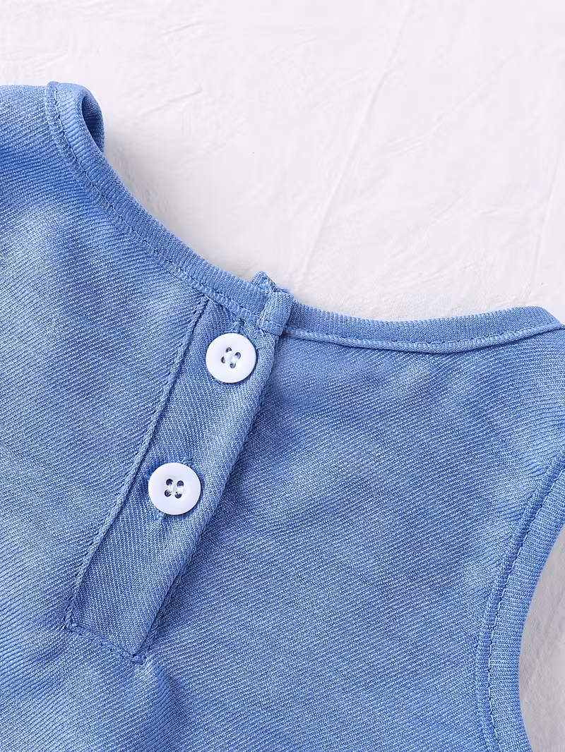 Conjunto 2 piezas cielo azul blusa y pantalón