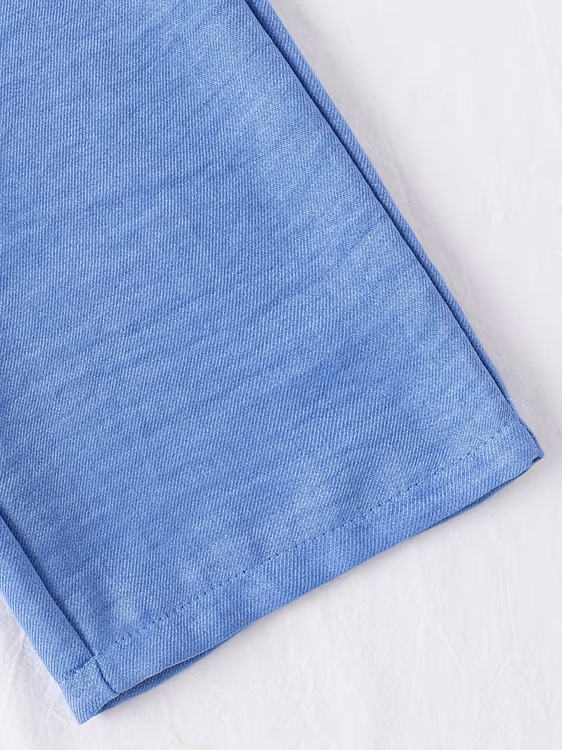Conjunto 2 piezas cielo azul blusa y pantalón