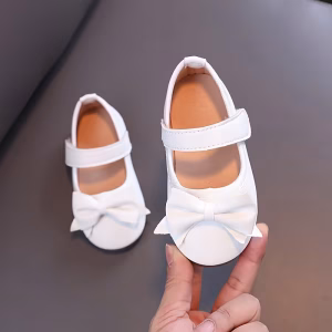 Zapatos Mery Jane blanco con lazo